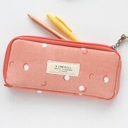 Посмотреть подробнее фото Пенал 'Basic Pattern Pencil Pouch' - Coral Dot - Chickenart