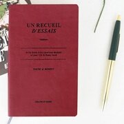 Посмотреть подробнее фото Блокнот-планинг 'Essay Book v.04' - Burgundy (недатированный) - Chickenart