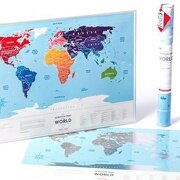 Посмотреть подробнее фото Скретч карта Мира 'Travel Map Silver' (на английском) - Chickenart