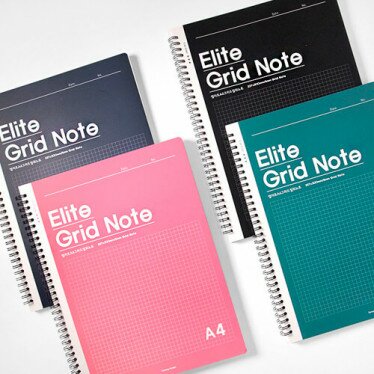 Блокнот 'Elite A4 Grid Cutout Note'