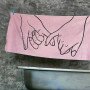 Полотенце большое с принтом 'У нас з тобою до мурашок'
